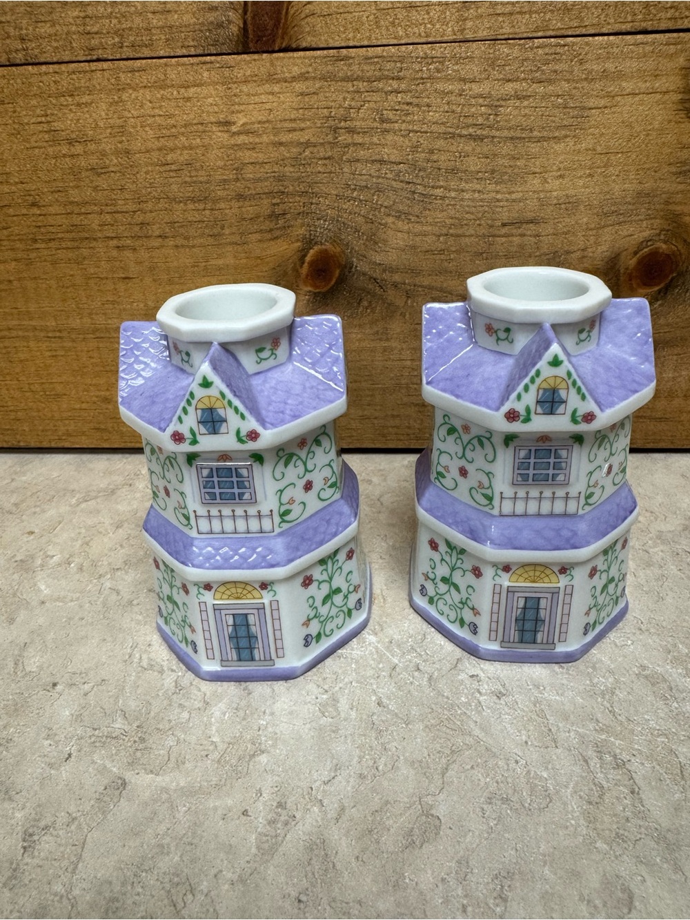 Lenox Spice Village Candle holders